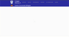 Desktop Screenshot of colegioalfonsox.com